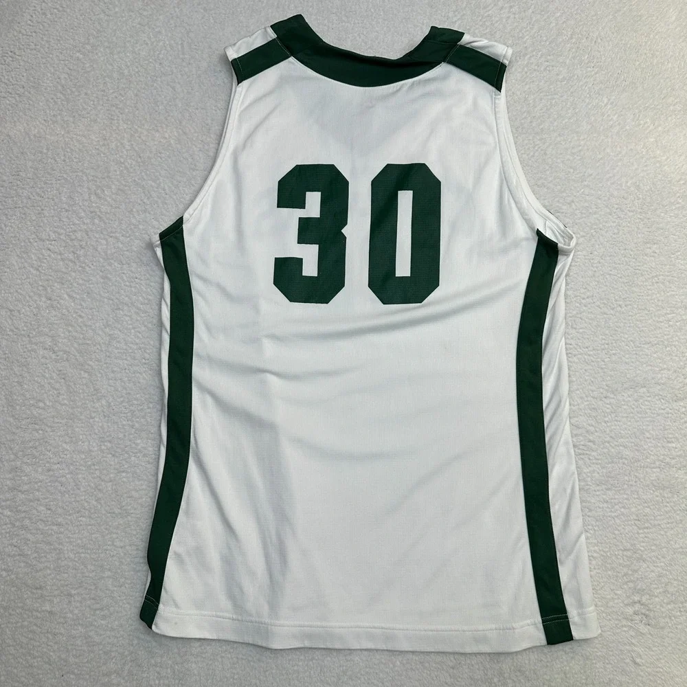 Nike Team Dri-Fit Cougars Basketball Jersey Men XL White/ Green #30‎